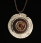 Buckeye (necklace), pendant ~2.25" high