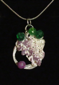 Eastern Shore Series: Grappa (necklace), pendant ~1" high
