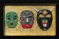 Masks, 4" x 6"