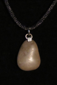 Italy Series: Pioggia (necklace); pendant ~.75" high