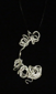 Street-Flattened Spiral (necklace), pendant ~3.5" high